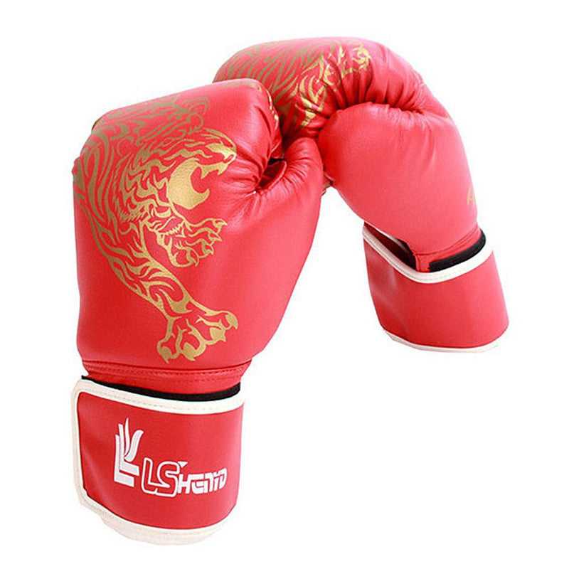 Flame Tiger Boxing Training Gloves - Unleash Your Inner Warrior