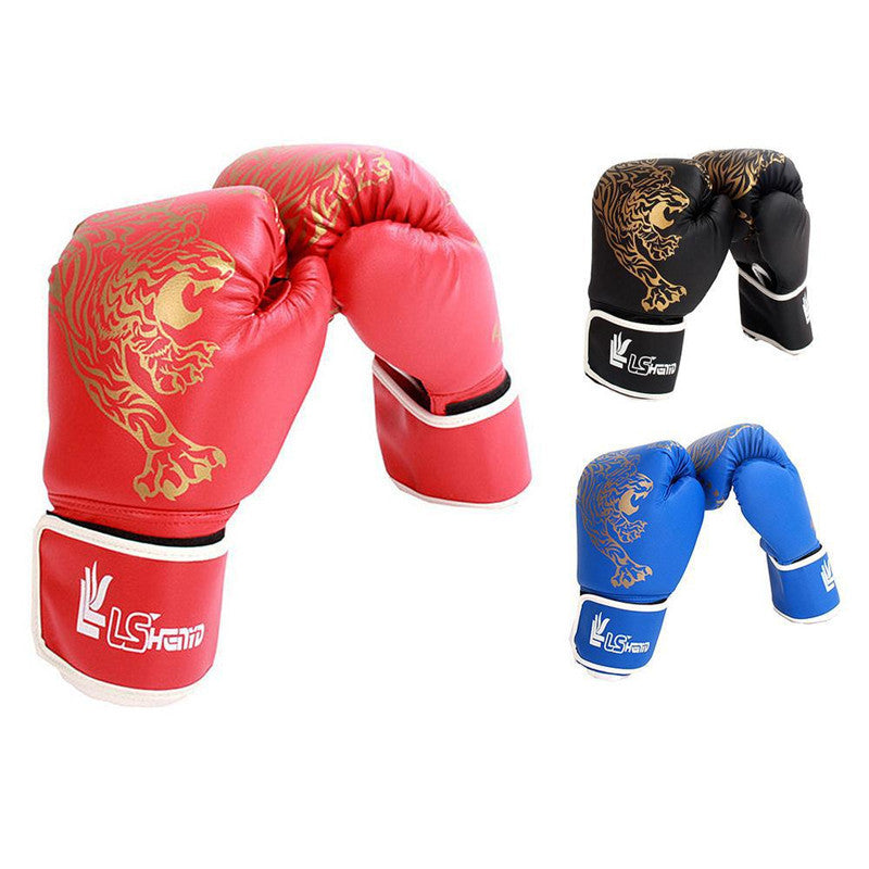 Flame Tiger Boxing Training Gloves - Unleash Your Inner Warrior