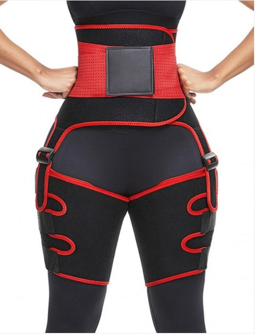 Adjustable One-Piece Sports Girdle with Leg Straps