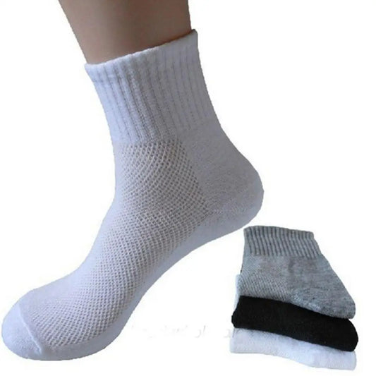 Stay Fresh: Men's Summer Sock - Mesh & Cotton Blend