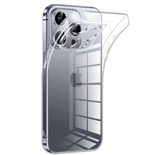 Invisible Armor: Ultra Thin Clear Silicone Case for iPhone Series