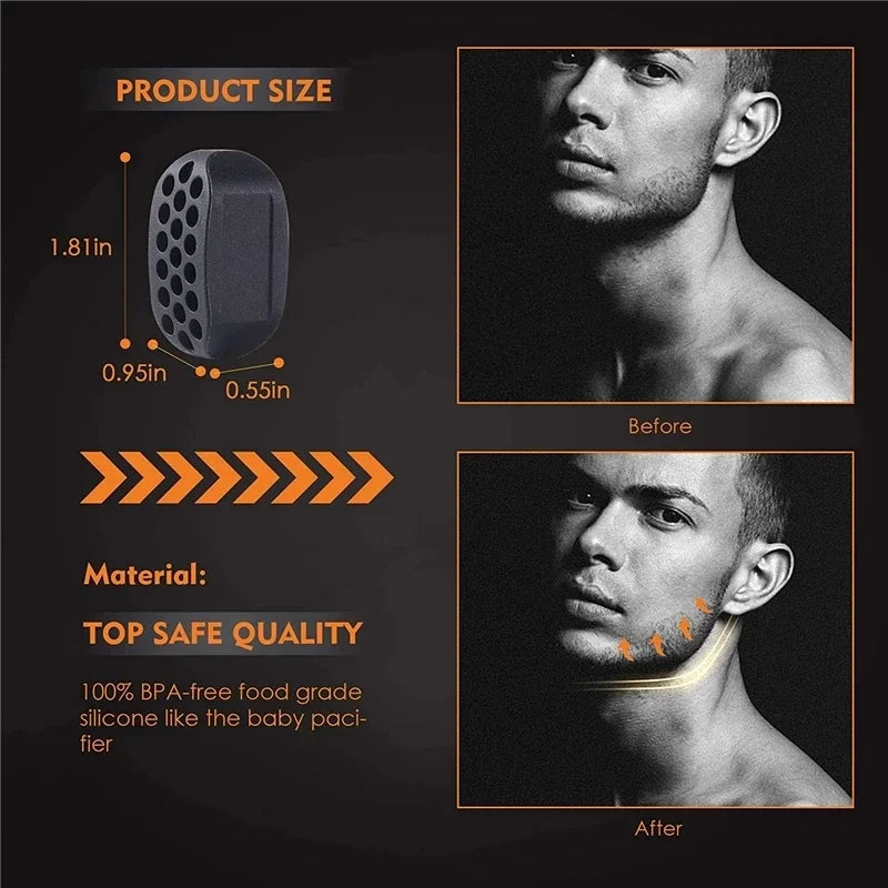 King Jaws Jaw Trainer: Silicone Jaw Training Device for Muscle Relaxation