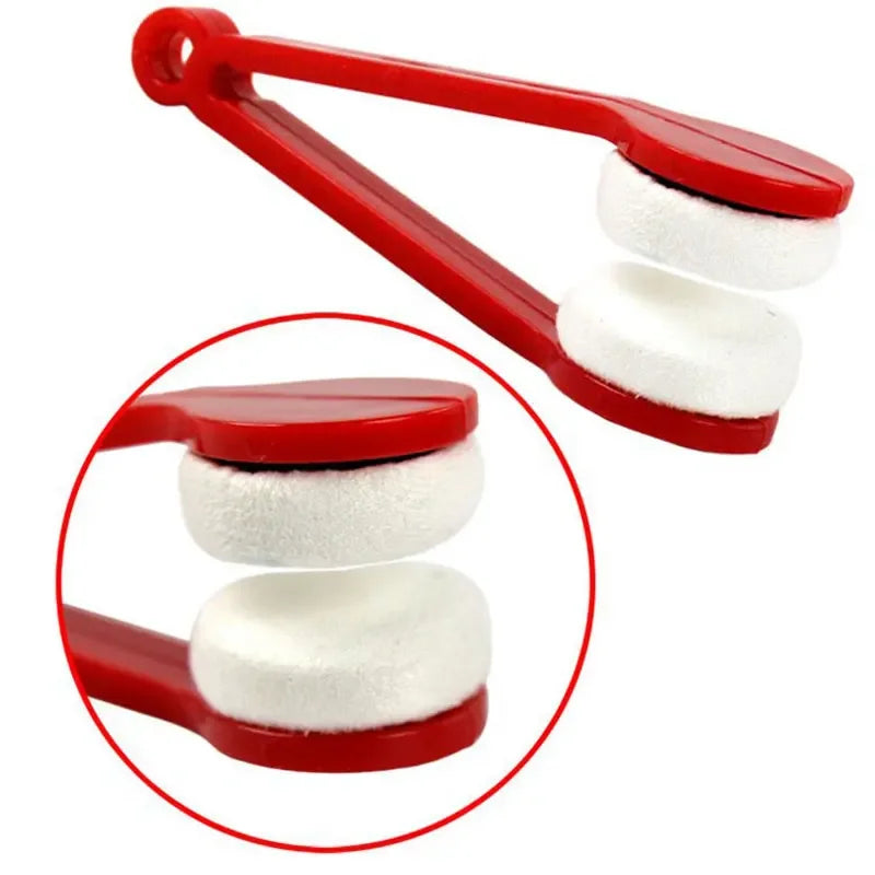 Glasses Cleaning Rub - Portable Microfibre Brush for Gentle Eyewear Care