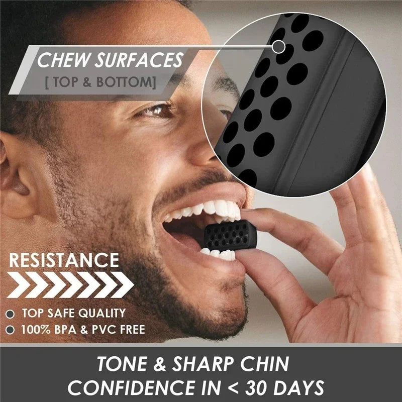 King Jaws Jaw Trainer: Silicone Jaw Training Device for Muscle Relaxation